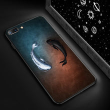 Load image into Gallery viewer, Luxury Black Matte Phone Case For iPhone Silicone Capa