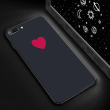 Load image into Gallery viewer, Luxury Black Matte Phone Case For iPhone Silicone Capa
