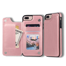 Load image into Gallery viewer, Luxury Wallet Cover Fundas Soft Silicone Case iPhone