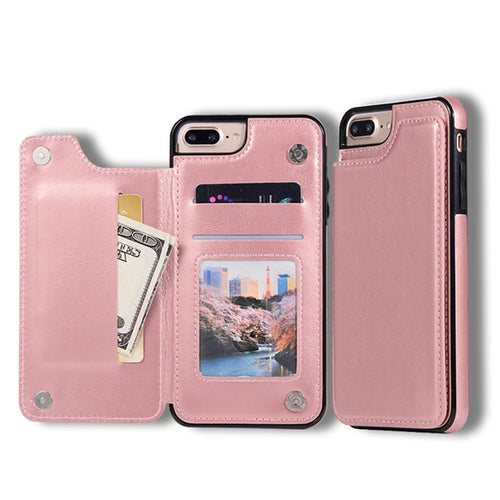 Luxury Wallet Cover Fundas Soft Silicone Case iPhone