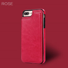 Load image into Gallery viewer, Luxury Wallet Cover Fundas Soft Silicone Case iPhone