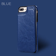 Load image into Gallery viewer, Luxury Wallet Cover Fundas Soft Silicone Case iPhone